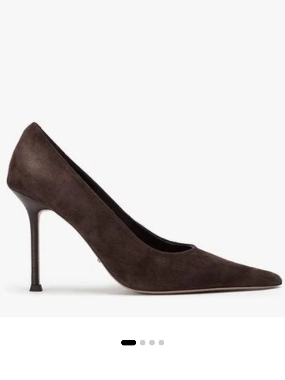 Tony Bianco | NEW! Niki Espresso Suede Pointed Toe Heel 6.5